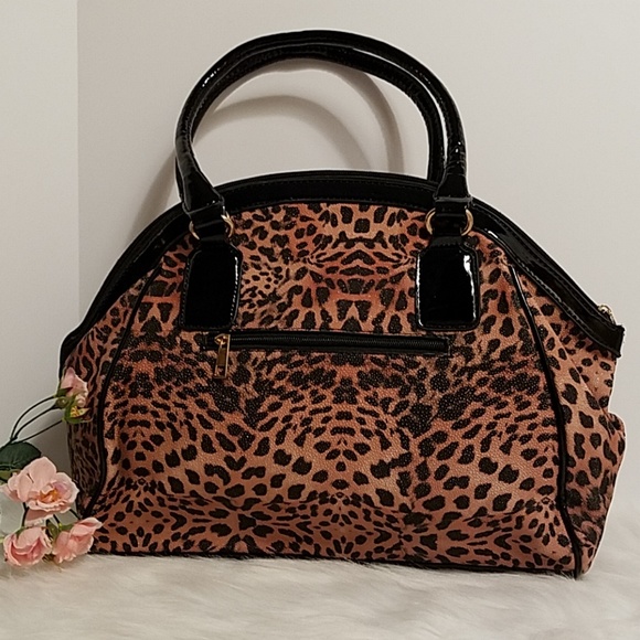 Handbags - Brown Leopard Print Handbag